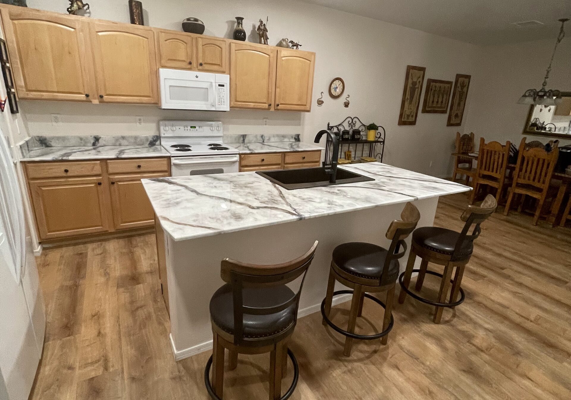 New Countertops in Kitchen