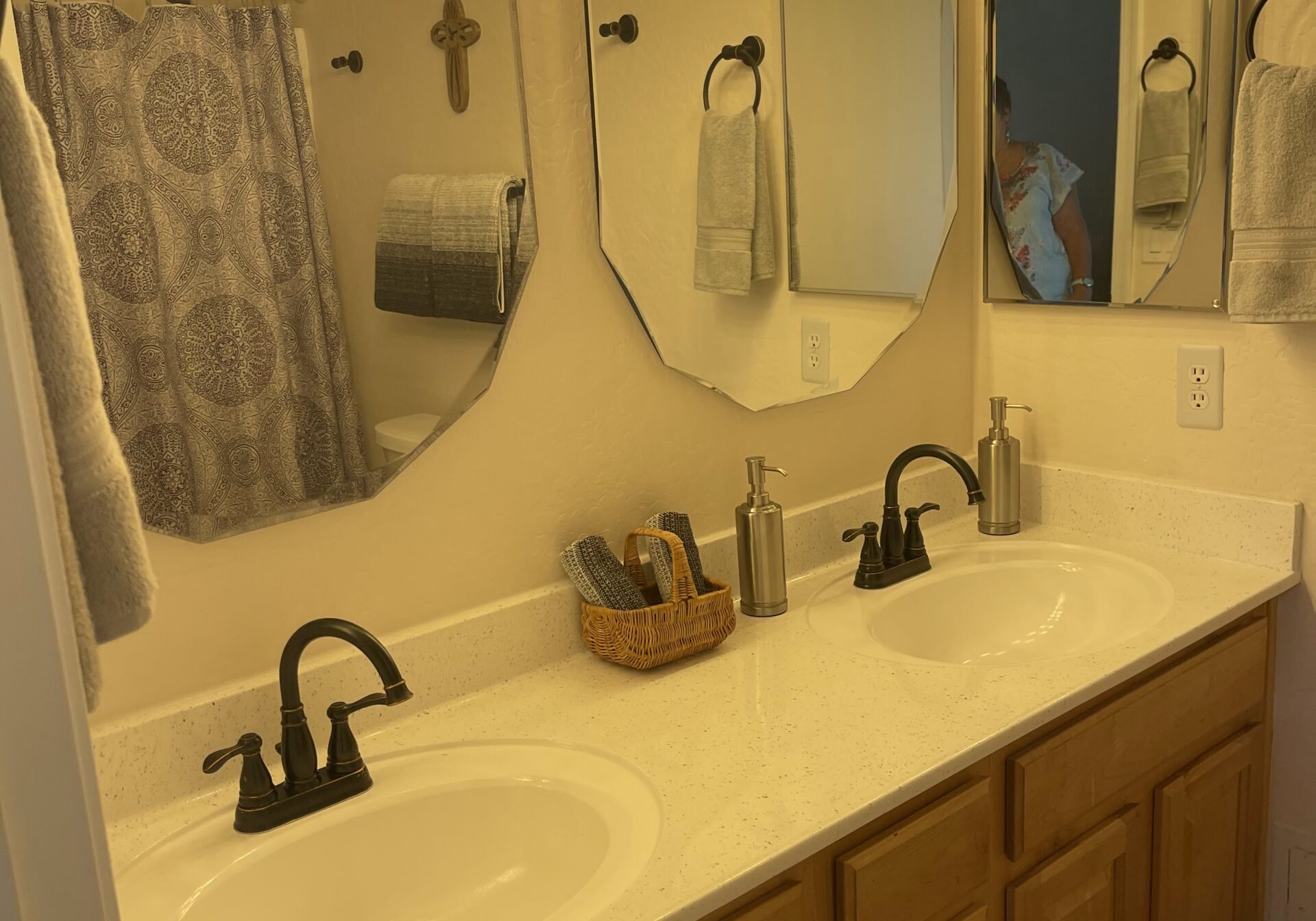 Vanity countertops redone